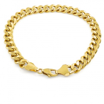 9ct gold (Hollow) 9g 8 inch curb Bracelet